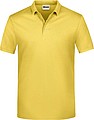 Pánské piqué polo James & Nicholson, žlutá, 3XL