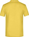 Pánské piqué polo James & Nicholson, žlutá, 3XL