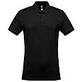 Pánské polotriko KARIBAN SHORT-SLEEVED PIQUÉ POLO SHIRT, černá, 2XL
