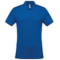 Pánské polotriko KARIBAN SHORT-SLEEVED PIQUÉ POLO SHIRT, královská modrá, 2XL
