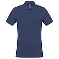 Pánské polotriko KARIBAN SHORT-SLEEVED PIQUÉ POLO SHIRT, tmavě modrá, L