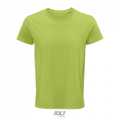 Pánské tričko SOLS CRUSADER MEN - ROUND-NECK FITTED JERSEY T-SHIRT, jasně zelená, XS