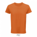Pánské tričko SOLS CRUSADER MEN - ROUND-NECK FITTED JERSEY T-SHIRT, oranžová, XS