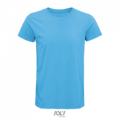 Pánské tričko SOLS CRUSADER MEN - ROUND-NECK FITTED JERSEY T-SHIRT, světle modrá, M