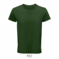 Pánské tričko SOLS CRUSADER MEN - ROUND-NECK FITTED JERSEY T-SHIRT, tmavě zelená, XS