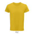 Pánské tričko SOLS CRUSADER MEN - ROUND-NECK FITTED JERSEY T-SHIRT, žlutá, XS