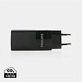 Philips 65W ultra rychlá PD 3-portová USB nabíječka, černá