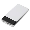 Plastová powerbanka 10 000 mAh, bílá