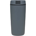 Plastový hrnek Sedona o objemu 480 ml s dvojitou stěnou, modrošedá