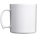 Plastový hrnek válcového tvaru, 300ml, bílý