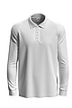 Polokošile STEDMAN POLO LONG SLEEVE MEN bílá S