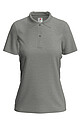 Polokošile STEDMAN POLO WOMEN tmavě šedý melír XXL