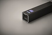 Power banka 2600 mAh, černá