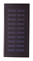 Powerbanka 4000mAh se solárním dobíjením, tělo z recyklovaného hliníku, černá