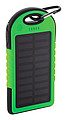 Powerbanka 4000mAh se solárním nabíjením, zelená