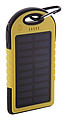 Powerbanka 4000mAh se solárním nabíjením, žlutá