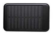Powerbanka 4000mAh se solárním panelem, černá