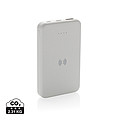 Powerbanka 5000mAh s bezdrátovým nabíjením, bílá