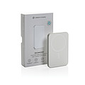 Powerbanka 5000mAh s bezdrátovým nabíjením, stříbrná