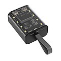 Powerbanka 6000mAh s integrovanými kabely a světlem