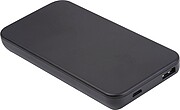 Powerbanka z recyklovaného plastu 10000 mAh, černá