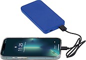Powerbanka z recyklovaného plastu 10000 mAh, modrá