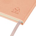 Poznámkový blok A5 s pevnými deskami, růžová