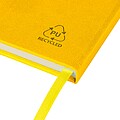 Poznámkový blok A5 s pevnými deskami, žlutá