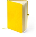 Poznámkový blok A5 s pevnými deskami, žlutá