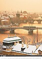 Praha 2027, nástěnný kalendář, prodloužená záda