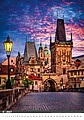 Praha 2027, nástěnný kalendář, prodloužená záda