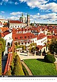Praha 2027, nástěnný kalendář, prodloužená záda