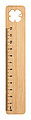 Pravítko 12cm, překližka, motiv čtyřlístek