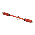 Přívěsek na klíče 60W kabel USB-C, červená