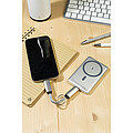 Přívěsek na klíče 60W kabel USB-C, stříbrná