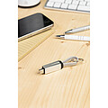 Přívěsek na klíče 60W kabel USB-C, stříbrná