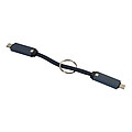 Přívěsek na klíče 60W kabel USB-C, tmavě modrá