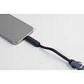 Přívěsek na klíče 60W kabel USB-C, tmavě modrá