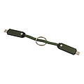 Přívěsek na klíče 60W kabel USB-C, tmavě zelená