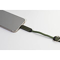 Přívěsek na klíče 60W kabel USB-C, tmavě zelená