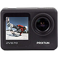 Prixton DV670 4K akční kamera se dvěma obrazovkami, černá