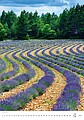 Provence 2027, nástěnný kalendář, prodloužená záda