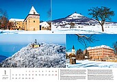 Putování po Česku 2027, nástěnný kalendář, prodloužená záda