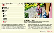 Receptář 2027, stolní kalendář