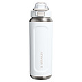 Recyklovaná láhev na vodu z nerezové oceli Stanley Classic Wellspring 710 ml, bílá