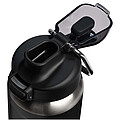 Recyklovaná láhev na vodu z nerezové oceli Stanley Classic Wellspring 710 ml, černá