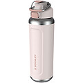 Recyklovaná láhev na vodu z nerezové oceli Stanley Classic Wellspring 710 ml, světle růžová