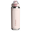 Recyklovaná láhev na vodu z nerezové oceli Stanley Classic Wellspring 710 ml, světle růžová