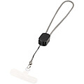 Recyklovaná šňůrka na zápěstí Arich RCS s integrovaným nabíjecím kabelem typu C o výkonu 20 W, černá