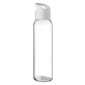 RIPUANA Skleněná láhev s plastovým uzávěrem, 470ml, bílá